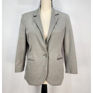 Nicole Miller Original Gray Knit Blazer Size S